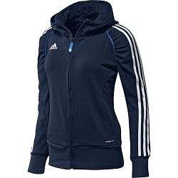 Dmsk mikina Adidas s kapuc modr